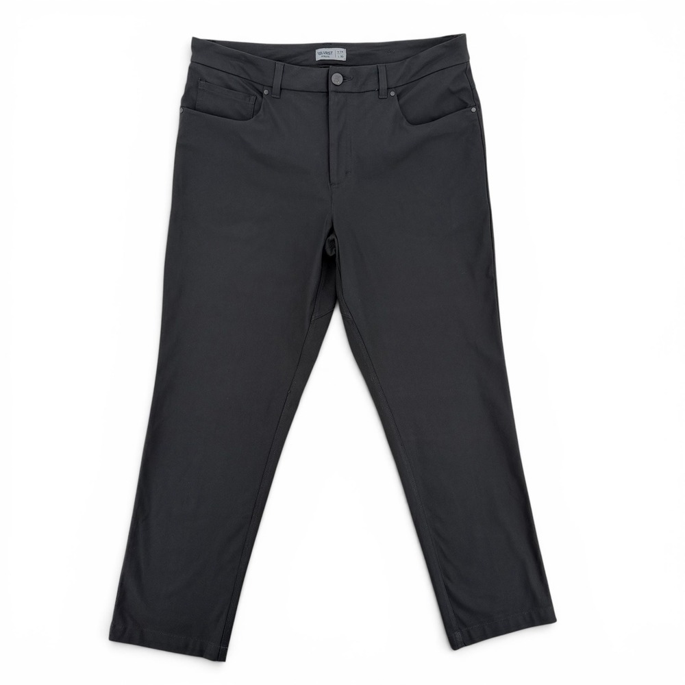 VRST Athletic Pants Mens 34x30 Black Performance Stretch Excellent